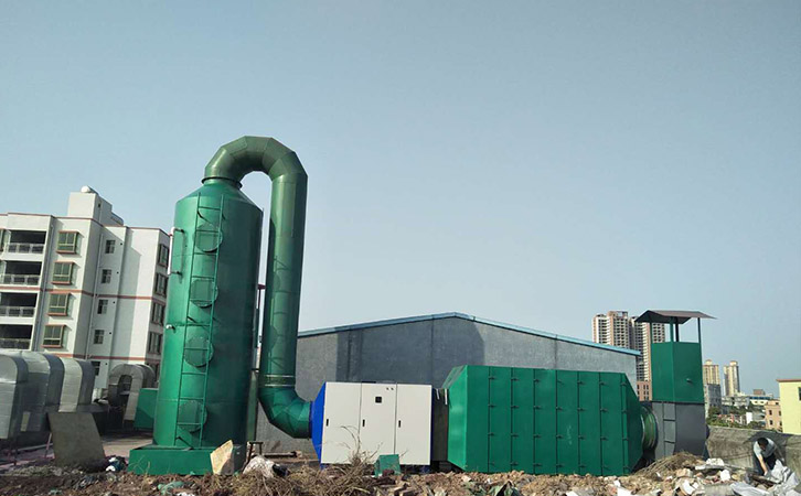 噴漆房處理廢氣方案《翌駿環(huán)保》廢氣凈化廢氣處理設(shè)備