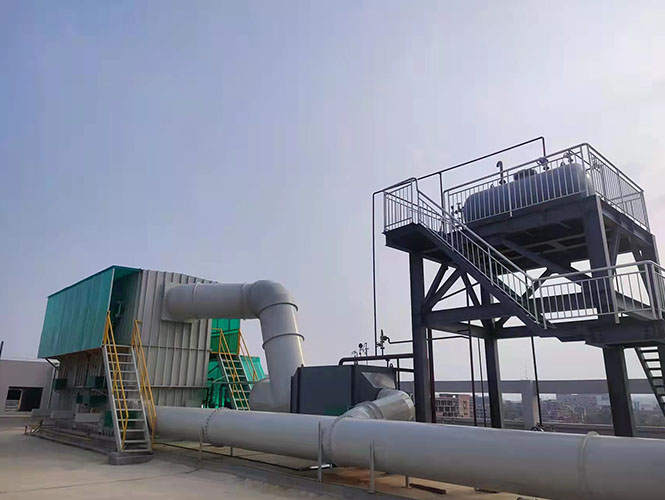 新材料烘干廢氣處理工程