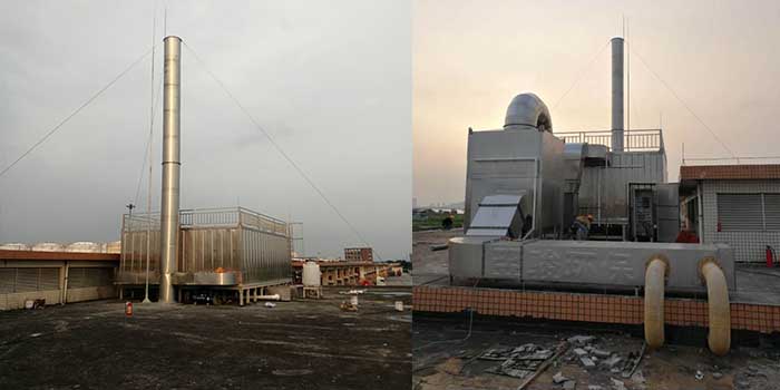 氣水混合塔+生物法廢氣處理工程案例