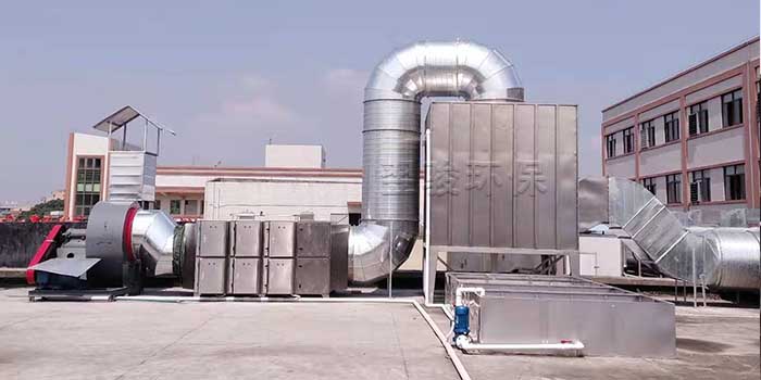 有機(jī)廢氣凈化設(shè)備 織帶熱轉(zhuǎn)印廢氣處理工藝廢氣凈化工程案例