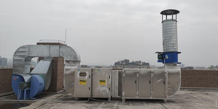 點膠、烘烤工序廢氣處理工程案例實拍-翌駿環保